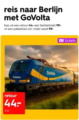 HEMA reis naar Berlijn met GoVolta aanbieding