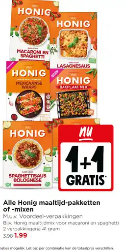 Jumbo Alle Honig maaltijd-pakketten of -mixen aanbieding