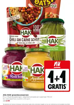 Jumbo Alle HAK groenteconserven aanbieding