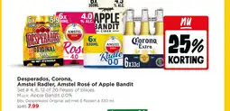 Jumbo Desperados, Corona, Amstel Radler, Amstel Rosé of Apple Bandit aanbieding