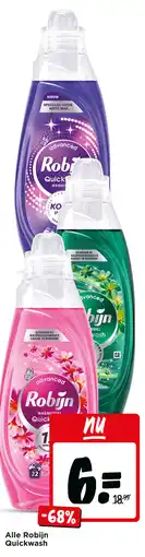 Jumbo Alle Robijn Quickwash aanbieding