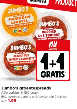 Jumbo Jumbo's groentespreads aanbieding