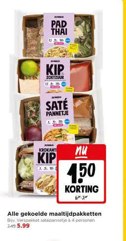 Jumbo Alle gekoelde maaltijdpakketten aanbieding