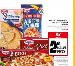 Jumbo Alle Dr. Oetker Bistro, Mini Pizza of pizza snacks aanbieding