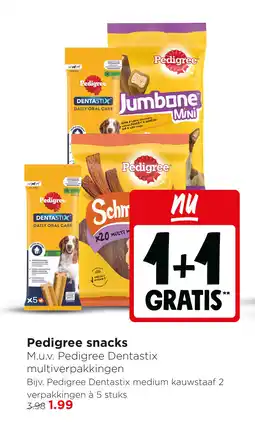 Jumbo Pedigree snacks aanbieding