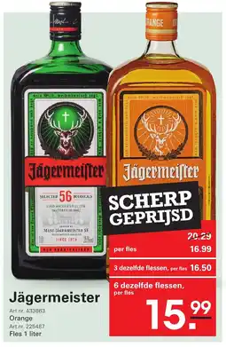 Sligro Jägermeister aanbieding