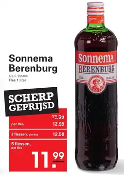 Sligro Sonnema Berenburg aanbieding