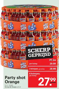 Sligro Party Shot Orange aanbieding