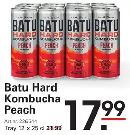 Sligro Batu Hard Kombucha Peach aanbieding