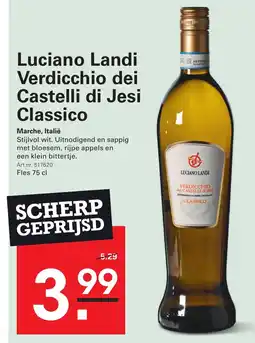 Sligro Luciano Landi Verdicchio dei Castelli di Jesi Classico aanbieding