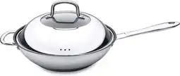 Bol.com BergHOFF Collect & Cook Wokpan 2 Handvaten Met Deksel Ø28cm aanbieding