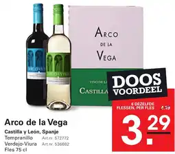 Sligro Arco de la Vega aanbieding