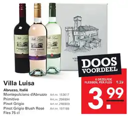 Sligro Villa Luisa aanbieding