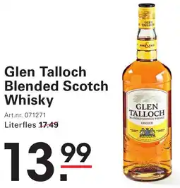 Sligro Glen Talloch Blended Scotch Whisky aanbieding