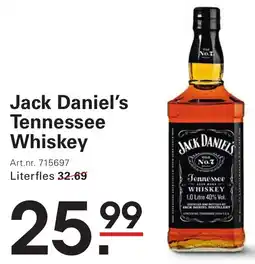 Sligro Jack Daniel's Tennessee Whiskey aanbieding