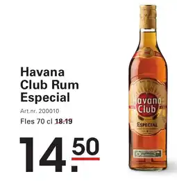 Sligro Havana club rum especial aanbieding