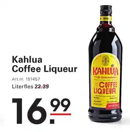 Sligro Kahlua coffee liqueur aanbieding
