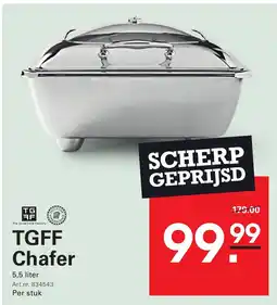 Sligro TGFF Chafer aanbieding