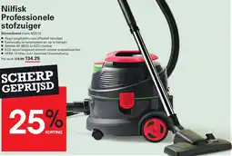 Sligro Nilfisk Professionele stofzuiger aanbieding