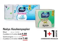 Sligro Nalys Keukenpapier aanbieding