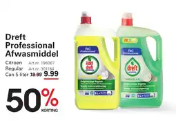 Sligro Dreft Professional Afwasmiddel aanbieding