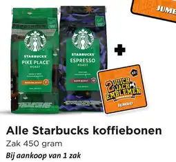 Jumbo Alle Starbucks koffiebonen aanbieding