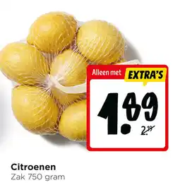 Jumbo Alleen met EXTRA'S Citroenen aanbieding
