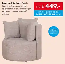 Woonsquare Fauteuil Antoni aanbieding