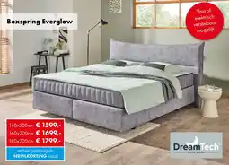 Woonsquare DreamTech Boxspring Everglow aanbieding