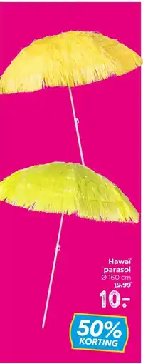 Xenos Hawaï parasol aanbieding