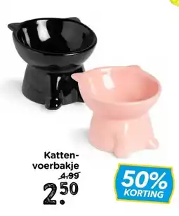 Xenos Katten- voerbakje aanbieding