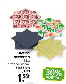 Xenos Diverse servetten aanbieding