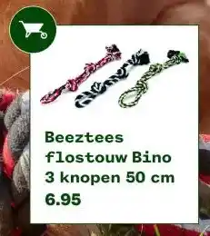 Welkoop Beeztees flostouw Bino aanbieding