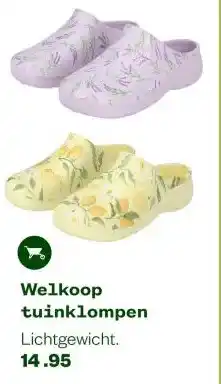Welkoop Welkoop tuinklompen aanbieding