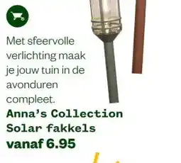 Welkoop Anna's Collection Solar fakkels aanbieding