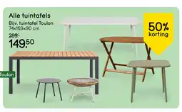 Leen Bakker Bekijk Alle tuintafels aanbieding
