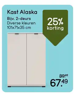 Leen Bakker Bekijk Kast Alaska aanbieding