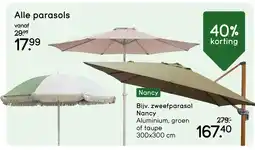 Leen Bakker Bekijk alle parasols aanbieding