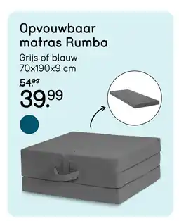 Leen Bakker Bekijk Opvouwbaar matras Rumba aanbieding
