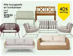 Leen Bakker Bekijk Alle loungeset en tuinbanken aanbieding