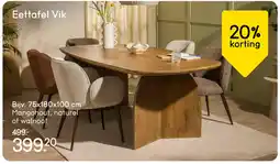 Leen Bakker Bekijk Eettafel Vik aanbieding