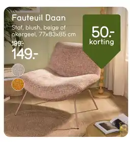 Leen Bakker Bekijk Fauteuil Daan aanbieding