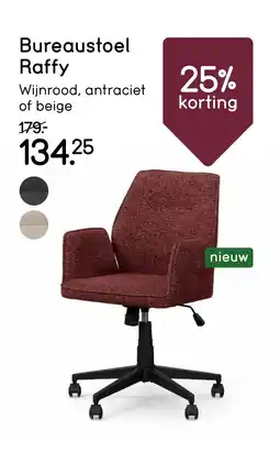 Leen Bakker Bekijk bureaustoel Raffy aanbieding