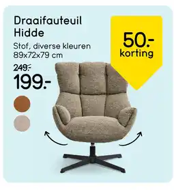 Leen Bakker Bekijk Draaifauteuil Hidde aanbieding