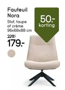 Leen Bakker Bekijk Fauteuil Nora aanbieding