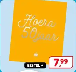 Boekenvoordeel Hoera 50 jaar aanbieding