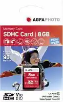 Bol.com Agfa Photo SDHC kaart 8GB High Speed Class 10 UHS I aanbieding