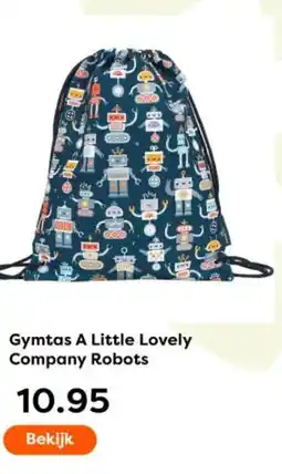The Read Shop Gymtas A Little Lovely Company Robots aanbieding