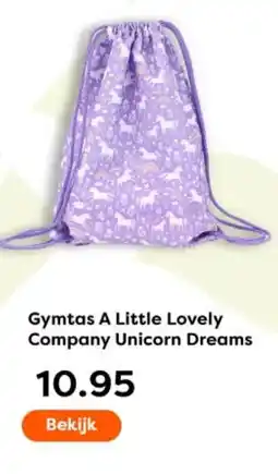 The Read Shop Gymtas A Little Lovely Company Unicorn Dreams aanbieding