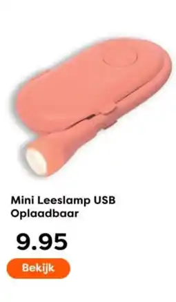 The Read Shop Mini Leeslamp USB Oplaadbaar aanbieding